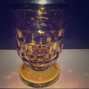 Indian amber glass Vintage